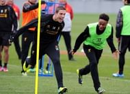 Raheem Sterling and Jordan Henderson